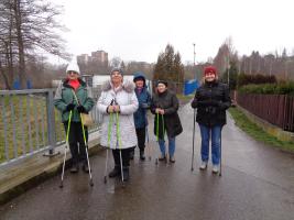 Centrum RoSa nordic walking únor 2023 – Z Rezidence RoSa na cyklostezku do Pavlovic